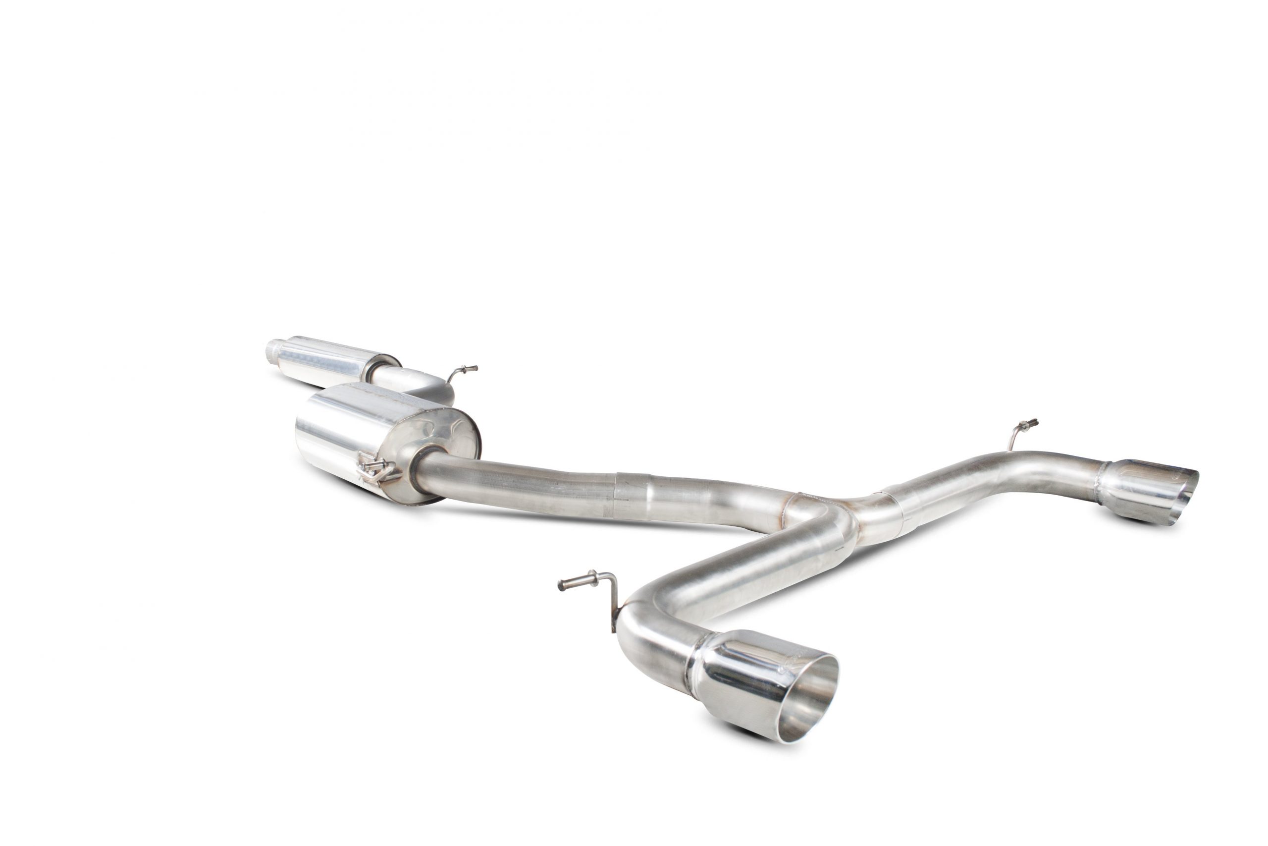 Scorpion Exhausts Volkswagen Golf MK7 Gti 2013 2016 Resonated cat-back system – Daytona Tips