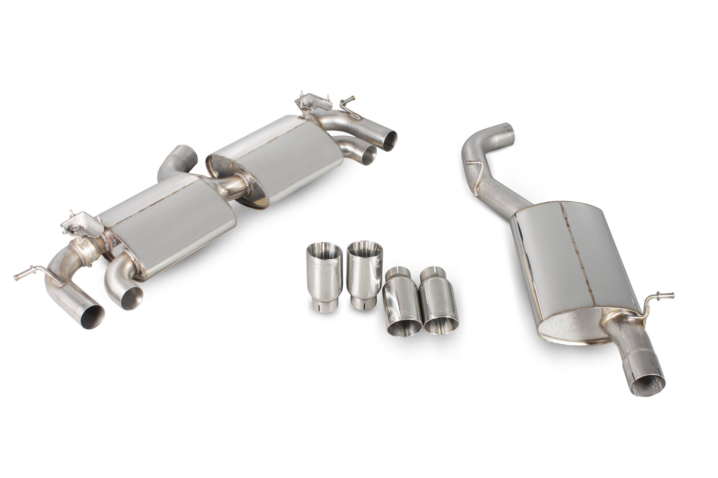 Scorpion Exhausts Volkswagen Golf MK7 R 2014 2016 Resonated cat-back system with electronic valves – Daytona Tips