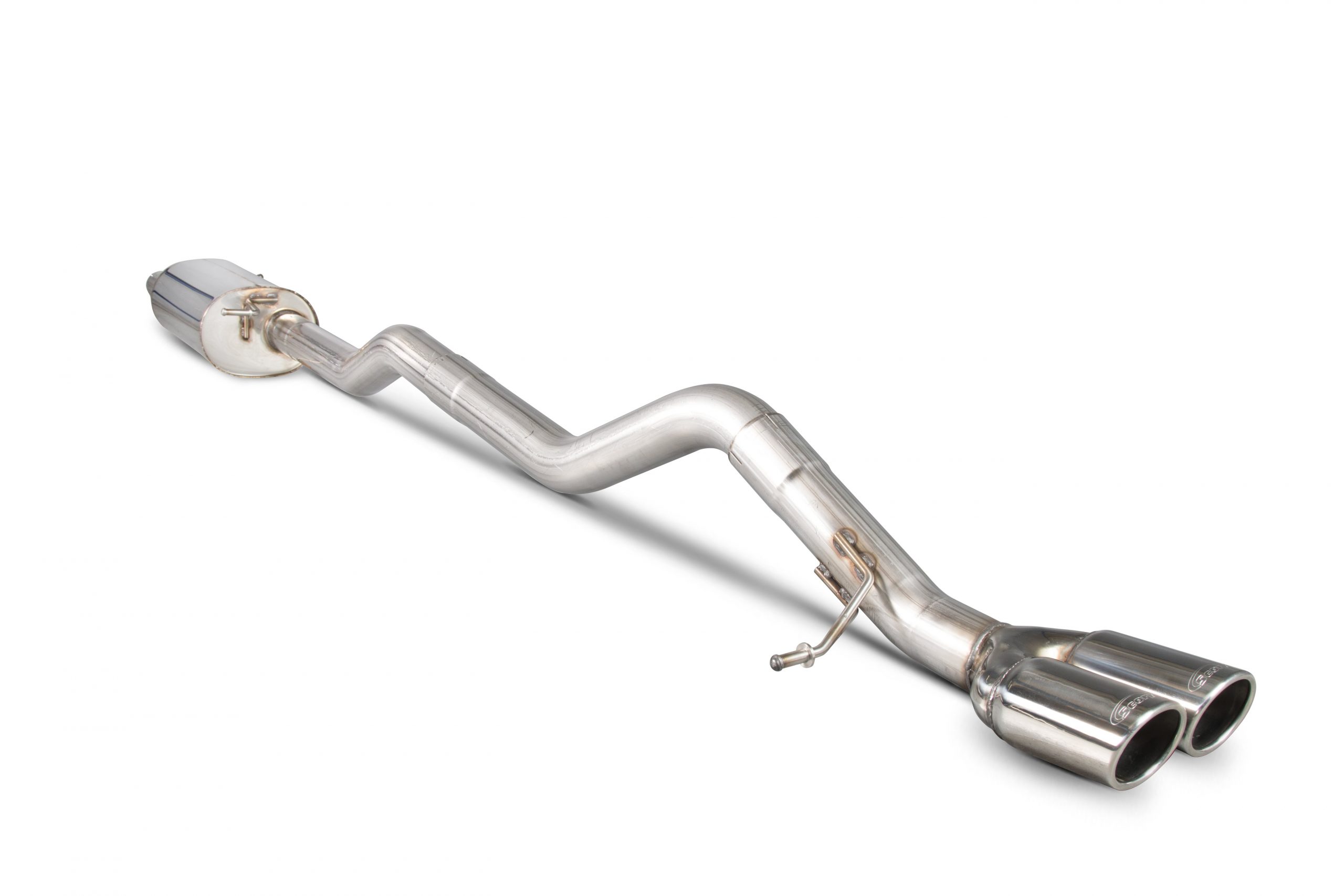 Scorpion Exhausts Volkswagen Transporter T5 2.5TDi (03-09) / T5 2.0 (10-15) / T5 & T6 2.0 BiTDi (15-ON) SWB/LWD 2WD Resonated cat/DPF-back system – Monaco (twin) Tips