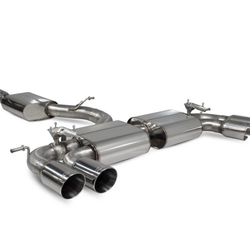 Scorpion Exhausts Volkswagen GolF R MK7.5 Facelift GPF & Non GPF Models 2017 2020 Resonated cat/gpf back system & electronic valves – Daytona (quad) Tips