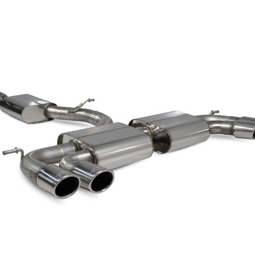 Scorpion Exhausts Volkswagen GolF R MK7.5 Facelift GPF & Non GPF Models 2017 2020 Resonated cat/gpf back system – Monaco (quad) Tips