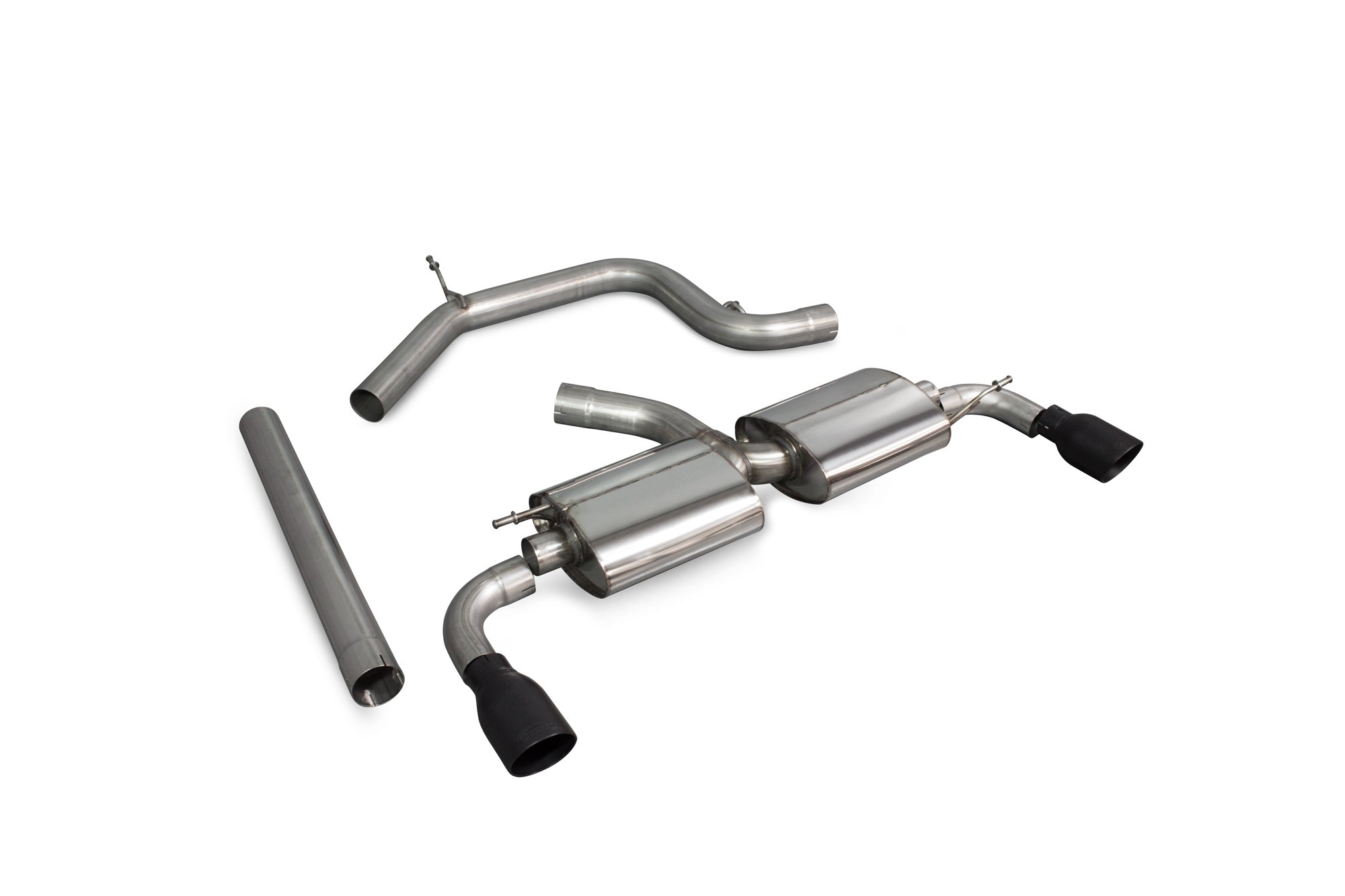 Scorpion Exhausts Volkswagen Golf Mk6 Gti 2.0 Tsi 2009 2013 Non-resonated cat-back system – Daytona Ceramic Tips