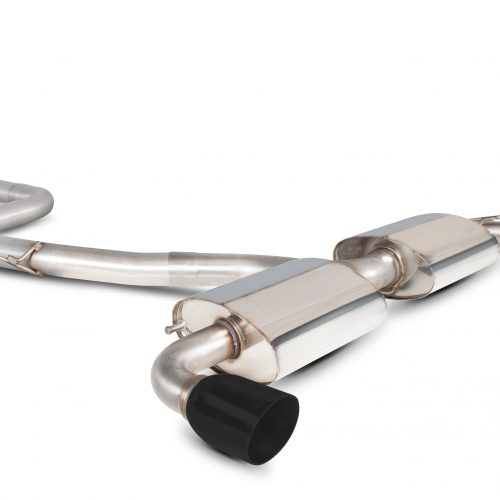 Scorpion Exhausts Volkswagen Scirocco R 2009 2017 Non-resonated cat-back system – Daytona Ceramic Tips