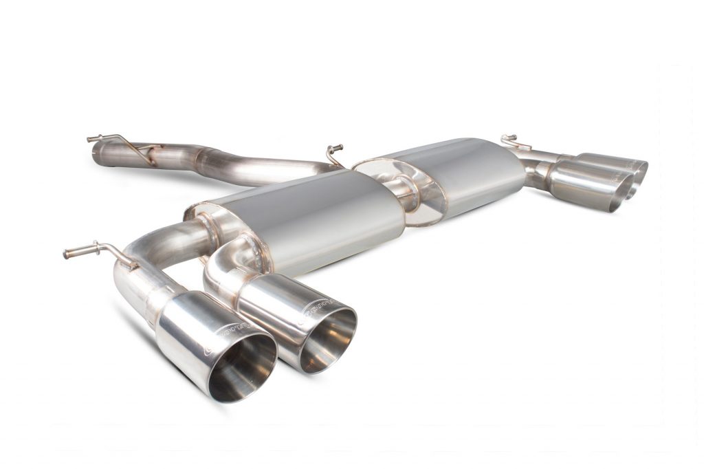 Scorpion Exhausts Volkswagen Golf MK7 R 2014 2016 Non-resonated cat-back system with no valves – Daytona Tips