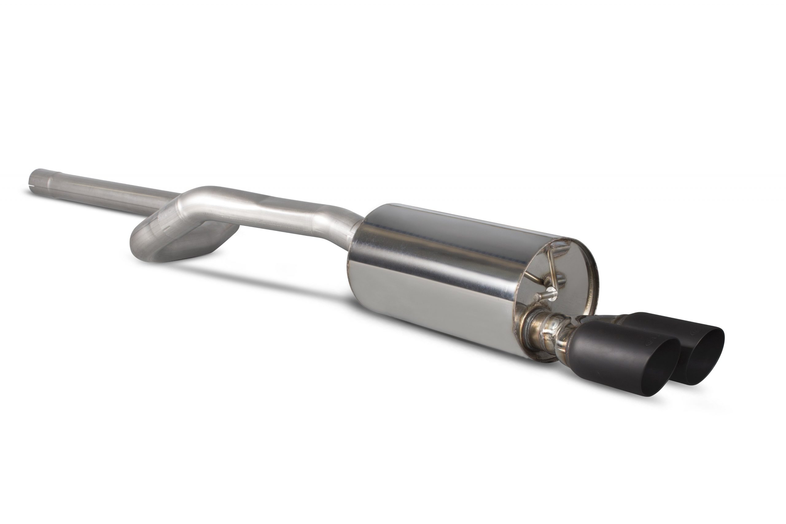 Scorpion Exhausts Volkswagen Polo Gti 1.4TSi 180PS 2010 2015 Non-resonated half system – Daytona (twin) Ceramic Tips