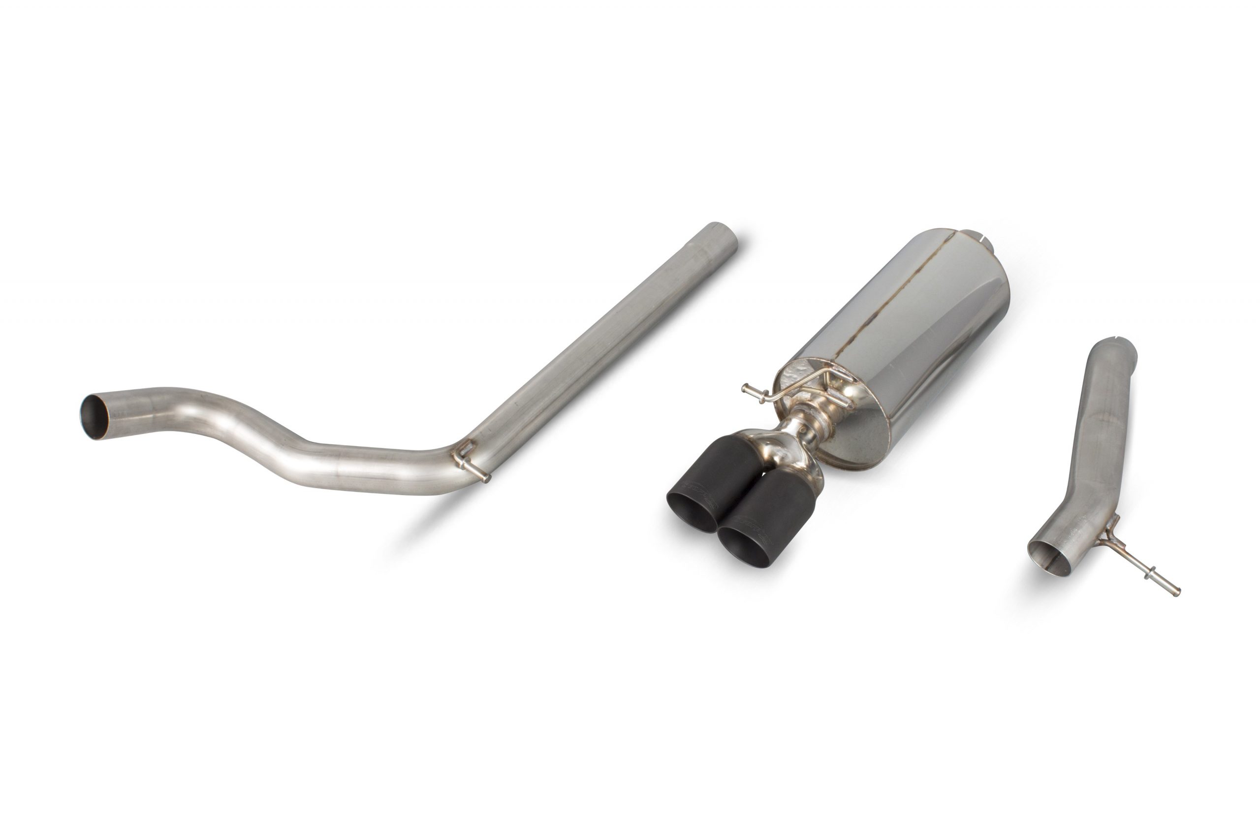 Scorpion Exhausts Volkswagen Polo Gti 1.4TSi 180PS 2010 2015 Non-resonated half system – Daytona (twin) Ceramic Tips