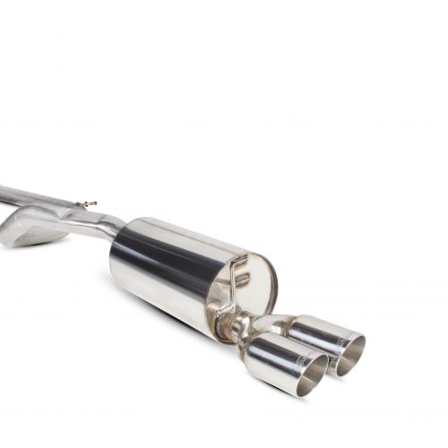 Scorpion Exhausts Volkswagen Polo Gti 1.4TSi 180PS 2010 2015 Non-resonated half system – Daytona (twin) Tips