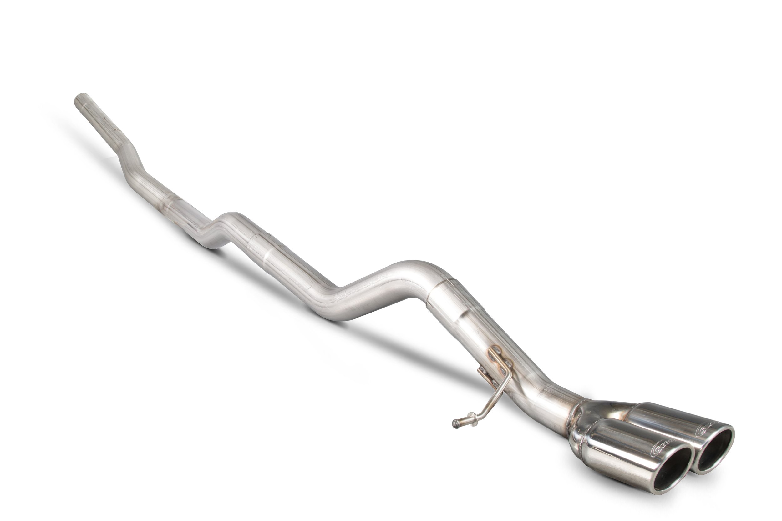 Scorpion Exhausts Volkswagen Transporter T5 2.5TDi (03-09) / T5 2.0 (10-15) / T5 & T6 2.0 BiTDi (15-ON) SWB/LWD 2WD Non-resonated cat/DPF-back system- Monaco (twin) Tips
