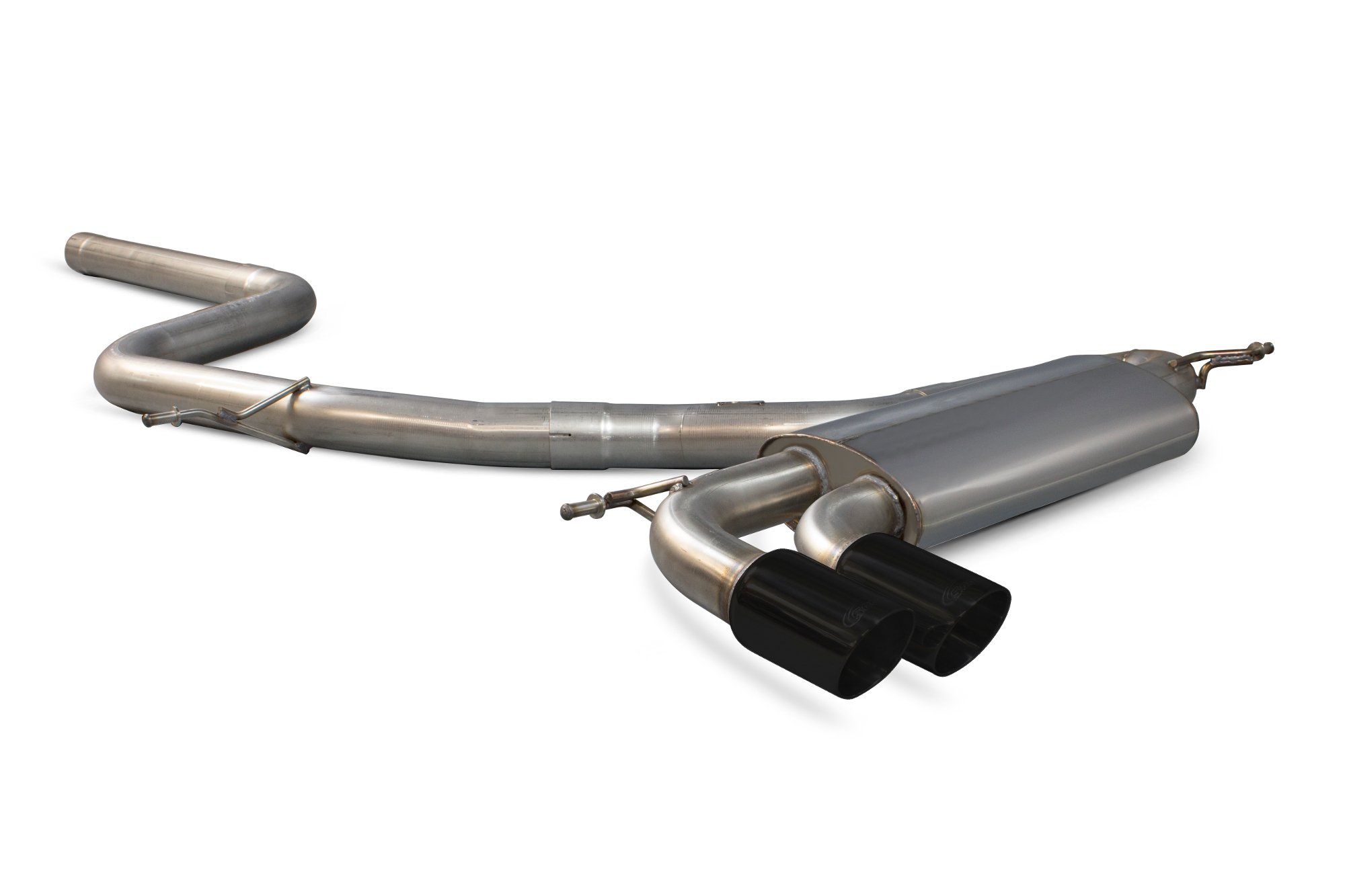 Scorpion Exhausts Volkswagen Golf MK6 GT 2.0 Tdi 2009 2013 Non-resonated cat-back system – Daytona Ceramic Tips