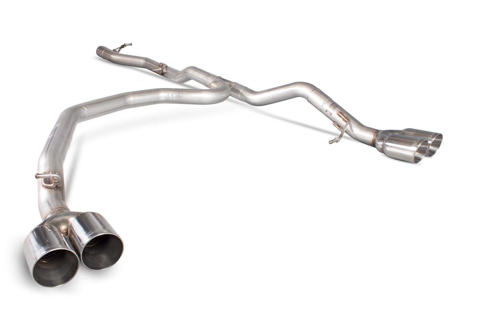 Scorpion Exhausts Volkswagen Transporter T5 & Caravelle SWB & LWB Non-resonated cat/DPF-back system – Daytona Tips