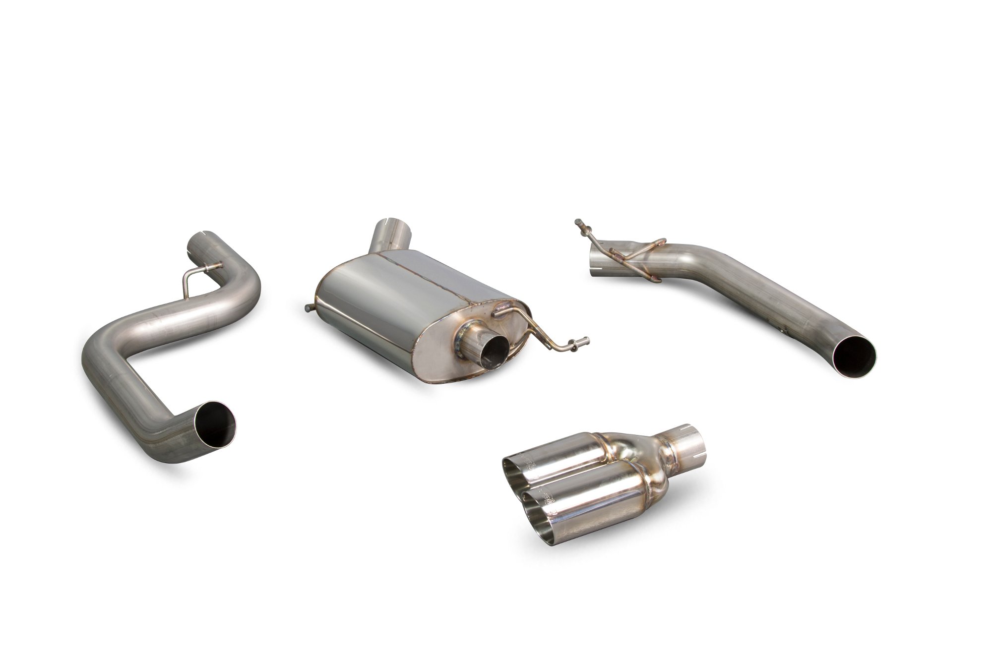 Scorpion Exhausts Volkswagen CC 2012 2017 Non-resonated cat-back system – Daytona Tips