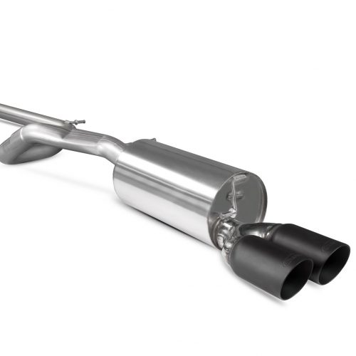 Scorpion Exhausts Volkswagen Polo Gti 1.8T 6C 2015 2017 Non-resonated cat-back system- Daytona (twin) Ceramic Tips