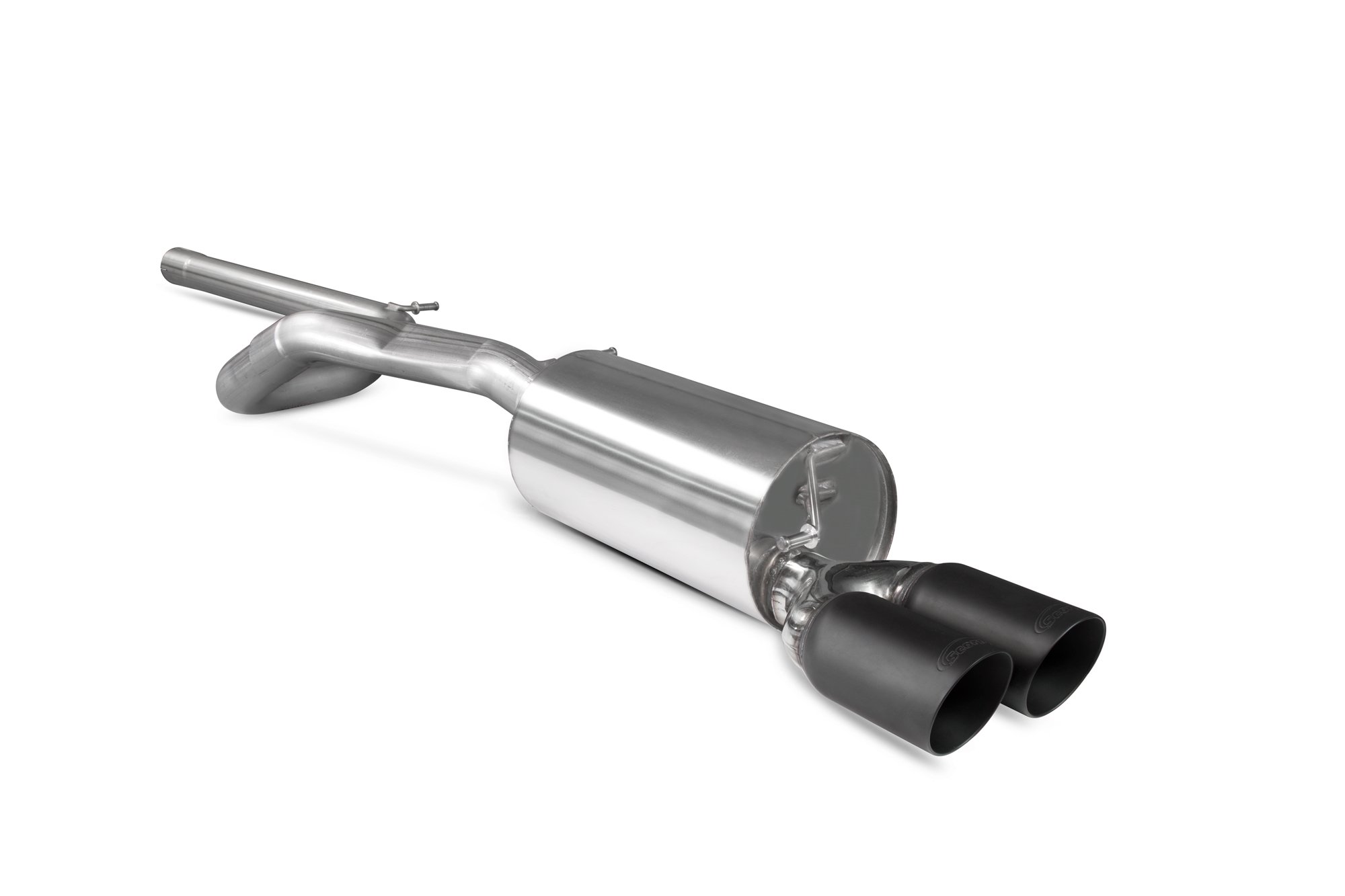 Scorpion Exhausts Volkswagen Polo Gti 1.8T 6C 2015 2017 Non-resonated cat-back system- Daytona (twin) Ceramic Tips