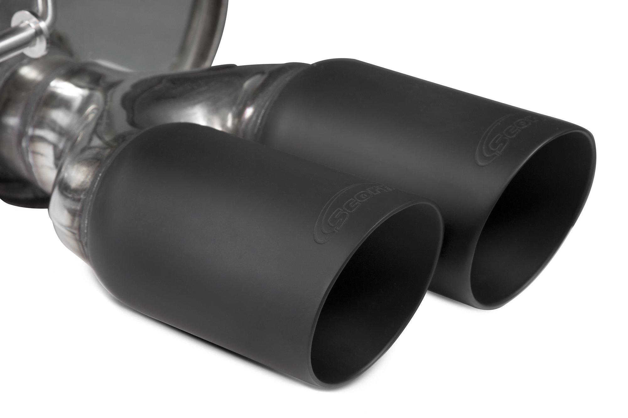 Scorpion Exhausts Volkswagen Polo Gti 1.8T 6C 2015 2017 Non-resonated cat-back system- Daytona (twin) Ceramic Tips