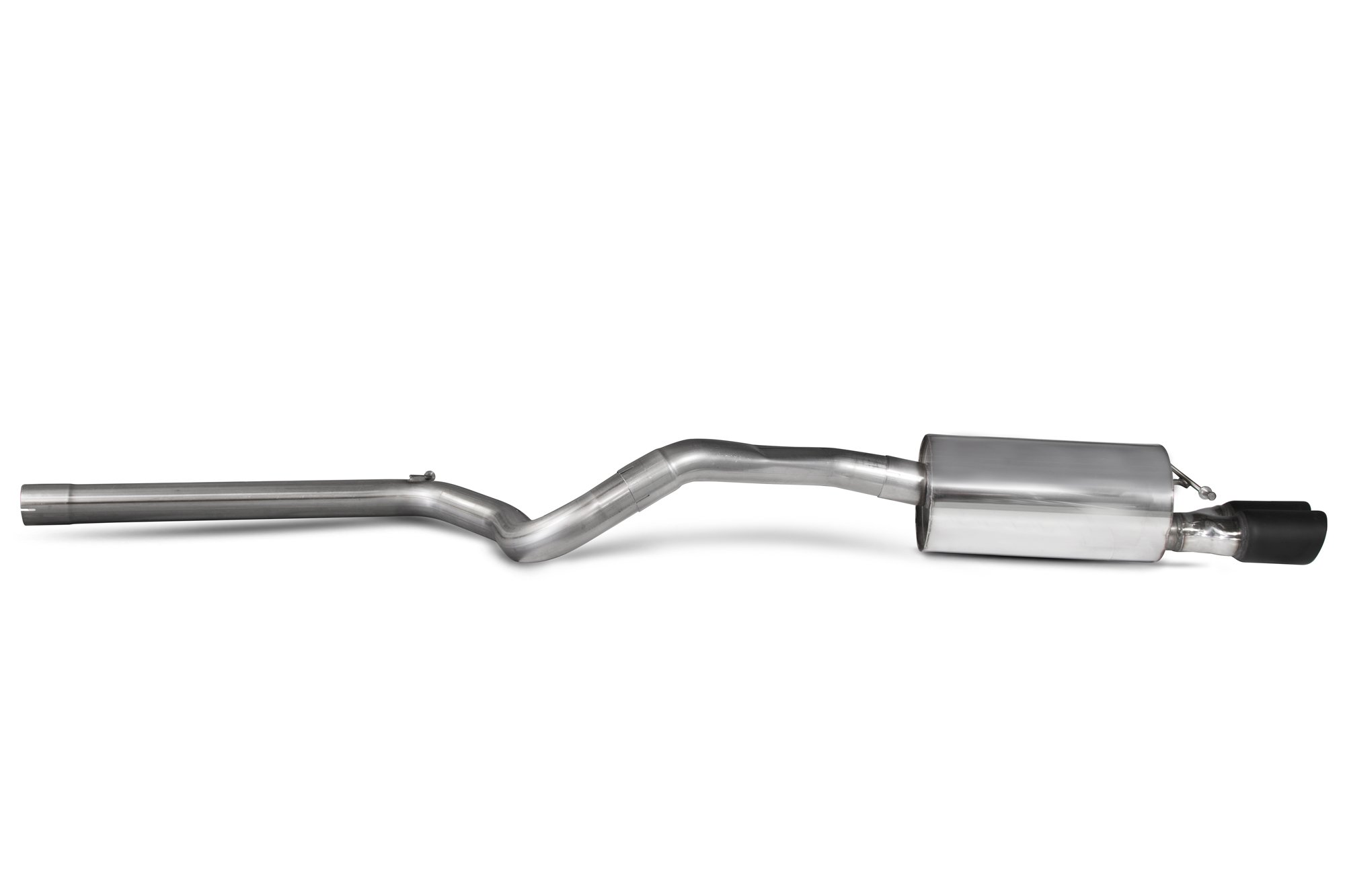 Scorpion Exhausts Volkswagen Polo Gti 1.8T 6C 2015 2017 Non-resonated cat-back system- Daytona (twin) Ceramic Tips