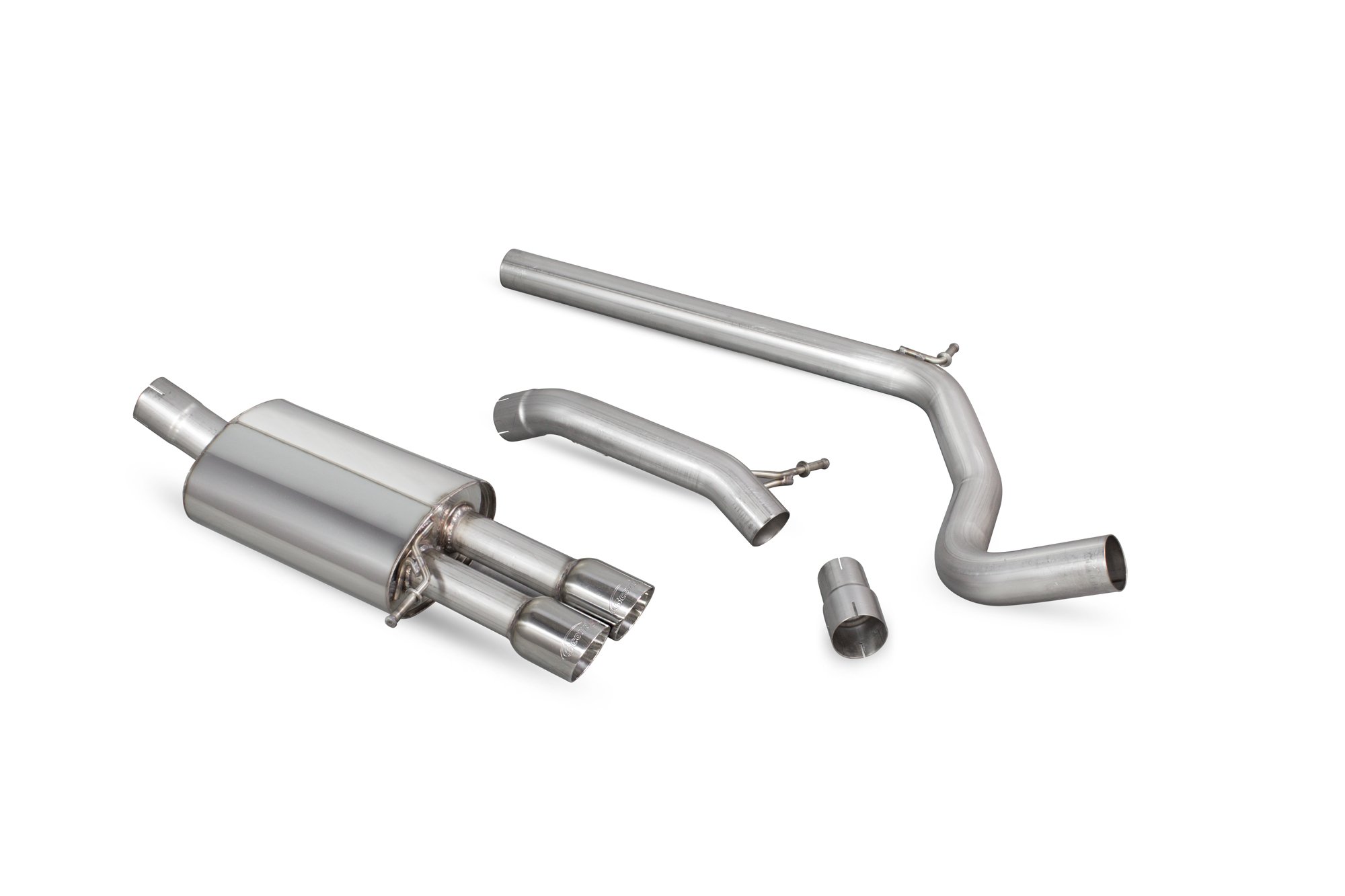 Scorpion Exhausts Volkswagen Polo Gti 1.8T 9n3 2006 2011 Non-resonated cat-back system – Daytona Tips