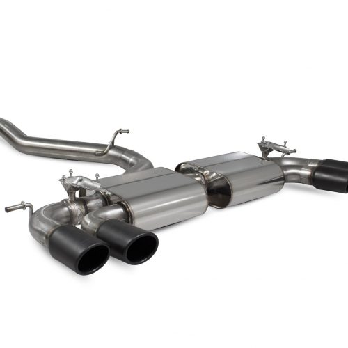Scorpion Exhausts Volkswagen GolF R MK7.5 Facelift GPF & Non GPF Models 2017 2020 Non-res cat/gpf back system with electronic valves – Monaco (quad) Ceramic Tips