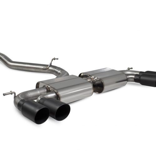 Scorpion Exhausts Volkswagen GolF R MK7.5 Facelift GPF & Non GPF Models 2017 2020 Non-res cat/gpf back system – Daytona (quad) ceramic Tips
