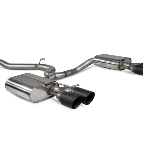 Scorpion Exhausts Volkswagen GolF R Estate MK7.5 Facelift Non GPF Model Only 2018 2019 Non-resonated cat-back system – Daytons (quad) Ceramic Tips