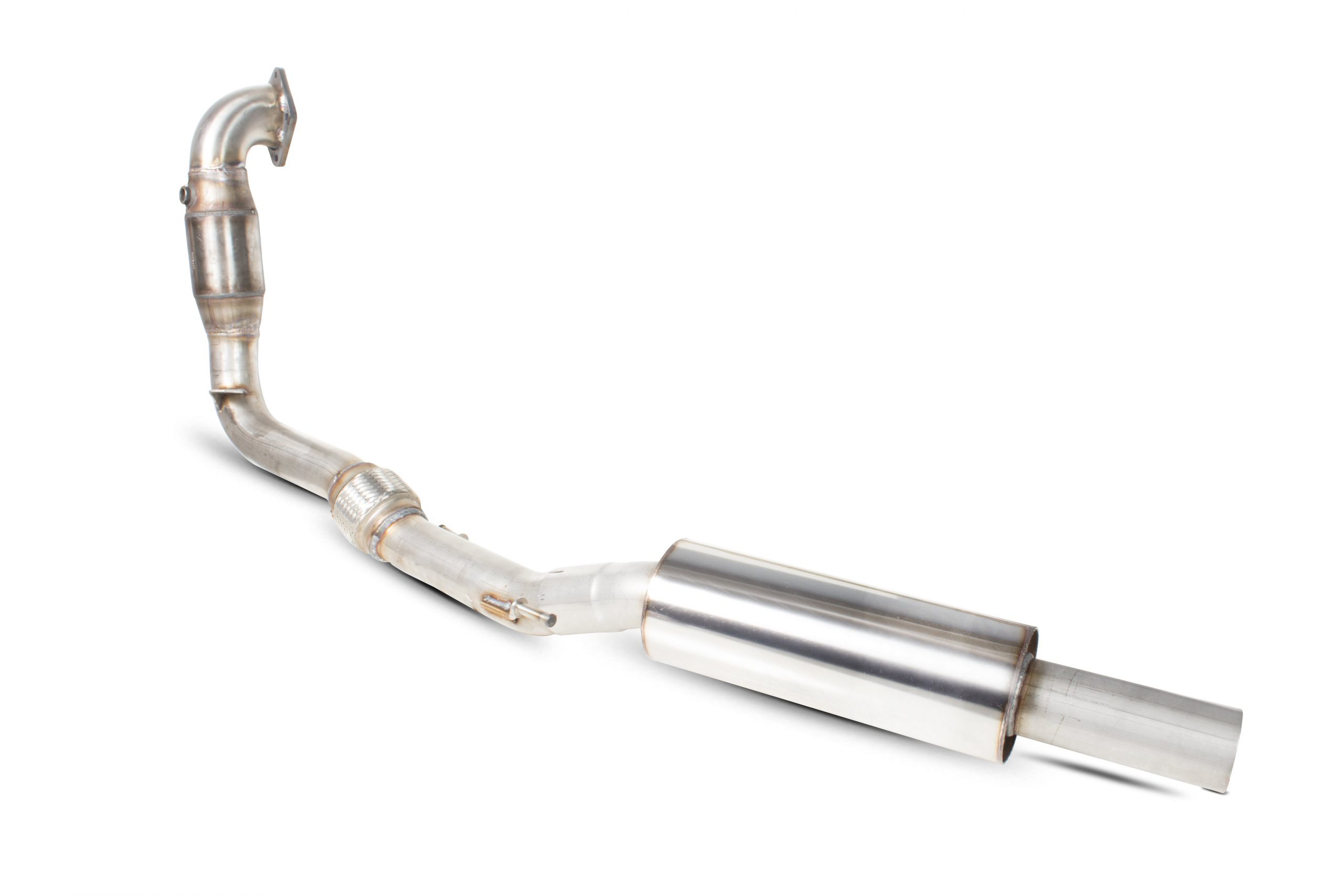 Scorpion Exhausts Volkswagen Polo Gti 1.4TSi 180PS 2010 2015 Downpipe with high flow sports catalyst – Resonated