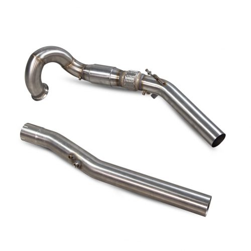 Scorpion Exhausts Volkswagen Golf R MK7.5 Facelift GPF 2019 2020 Downpipe with a high flow sports catalyst