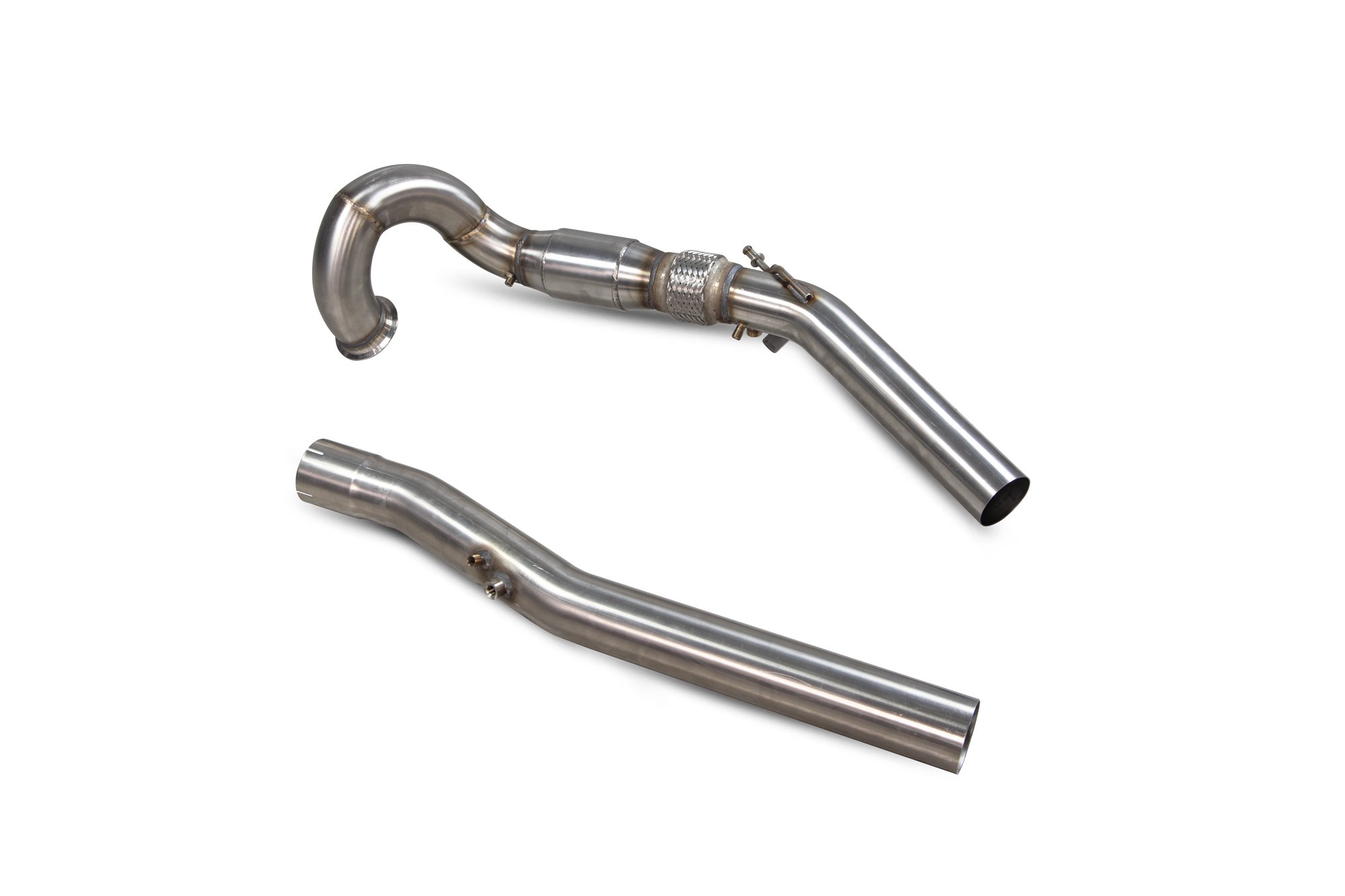 Scorpion Exhausts Volkswagen Golf R MK7.5 Facelift GPF 2019 2020 Downpipe with a high flow sports catalyst
