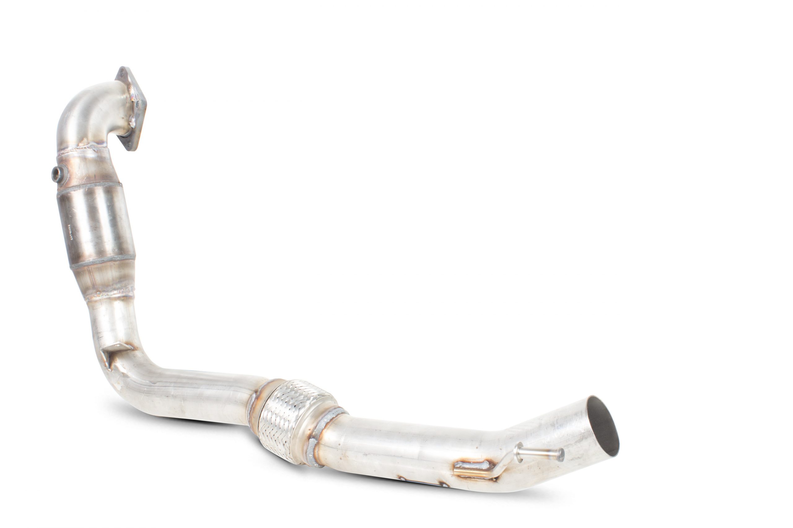 Scorpion Exhausts Volkswagen Polo Gti 1.4TSi 180PS 2010 2015 Downpipe with high flow sports catalyst – Non Resonated