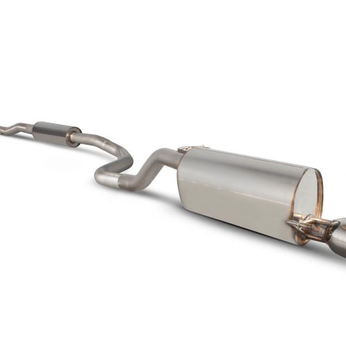 Scorpion Exhausts Vauxhall Corsa D 1.0/1.2/1.4 2006 2014 Resonated cat-back system – Daytona Tips