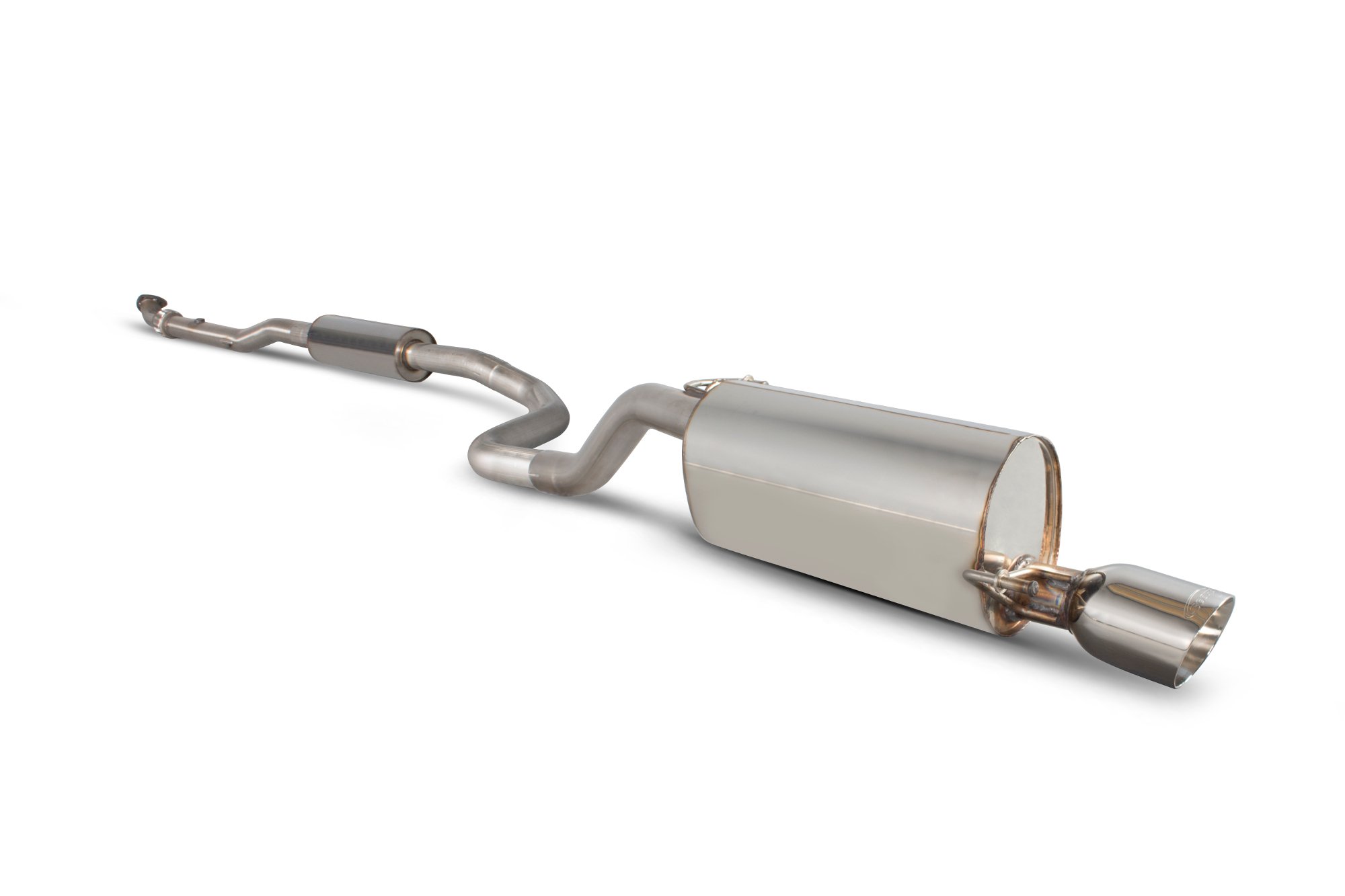 Scorpion Exhausts Vauxhall Corsa D 1.0/1.2/1.4 2006 2014 Resonated cat-back system – Daytona Tips