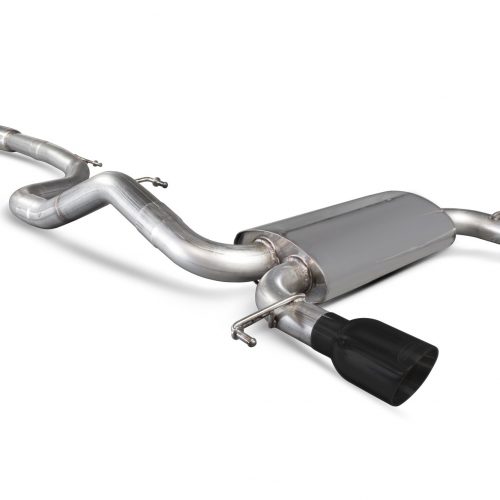 Scorpion Exhausts Vauxhall Corsa E VXR 2015 2018 Resonated cat-back system – Daytona (twin) Ceramic Tips
