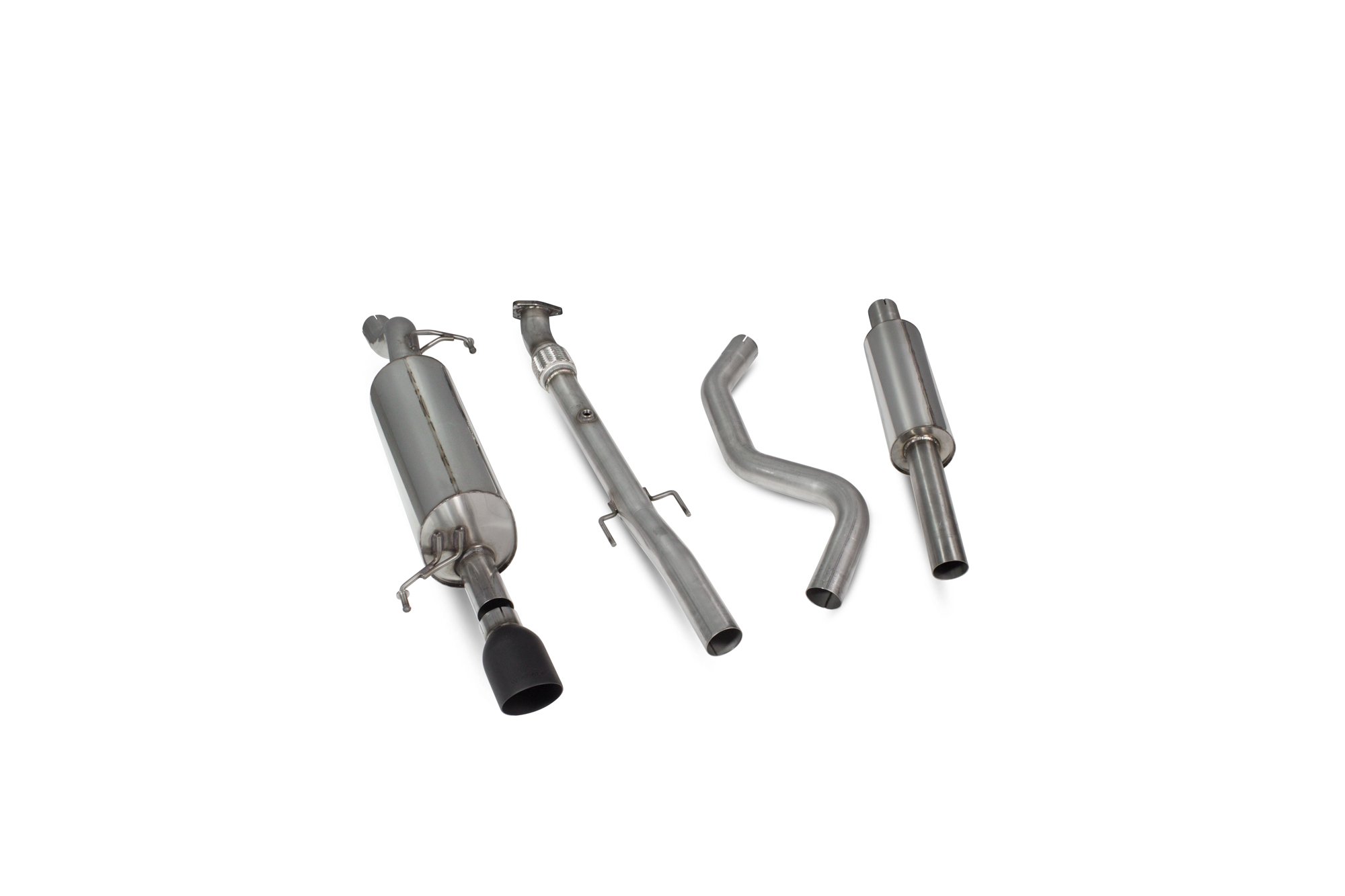 Scorpion Exhausts Vauxhall Corsa E 1.0 Turbo Non GPF Model Only 2014 2019 Resonated cat-back system – Daytona Ceramic Tips