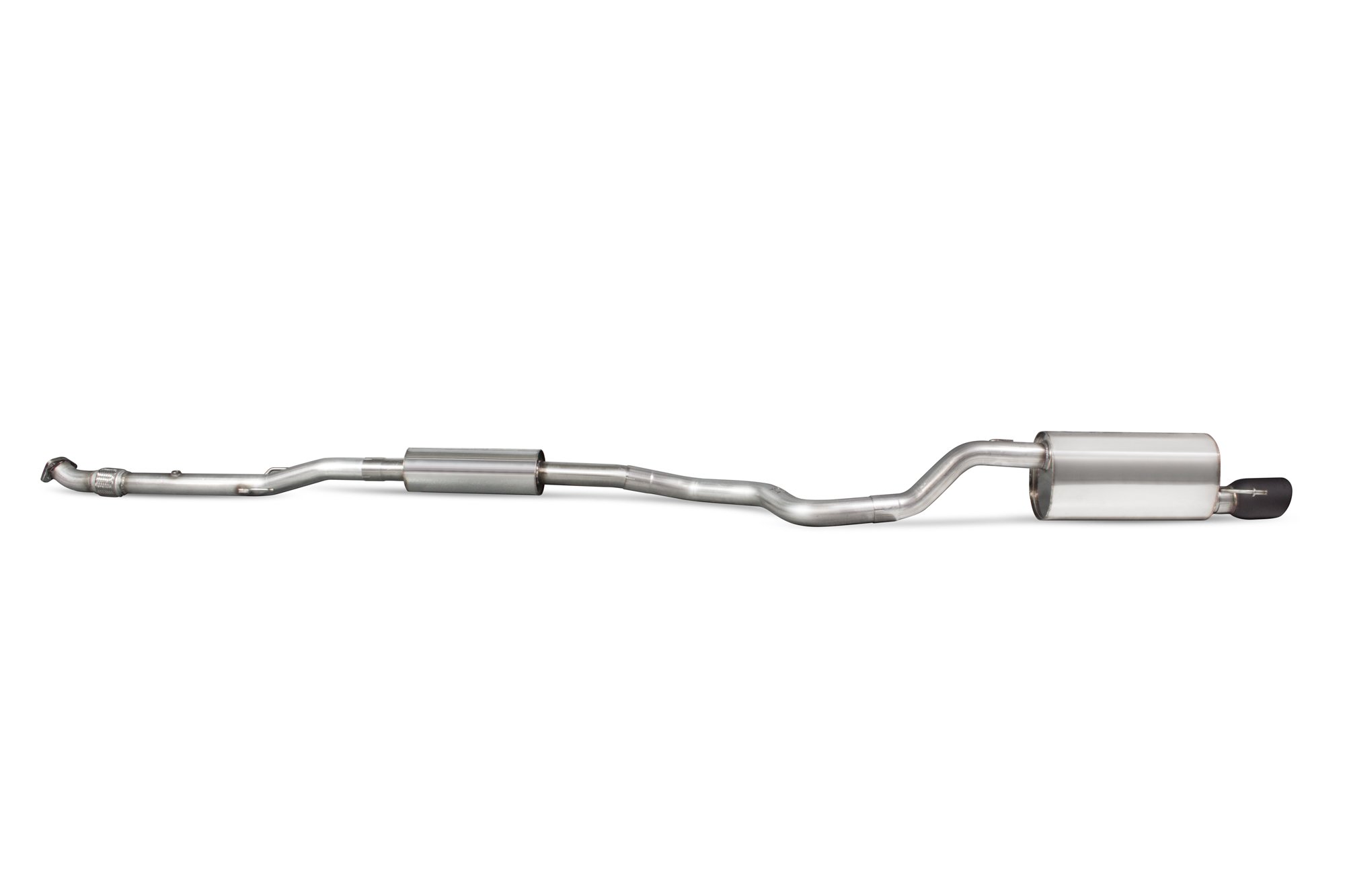 Scorpion Exhausts Vauxhall Corsa E 1.0 Turbo Non GPF Model Only 2014 2019 Resonated cat-back system – Daytona Ceramic Tips