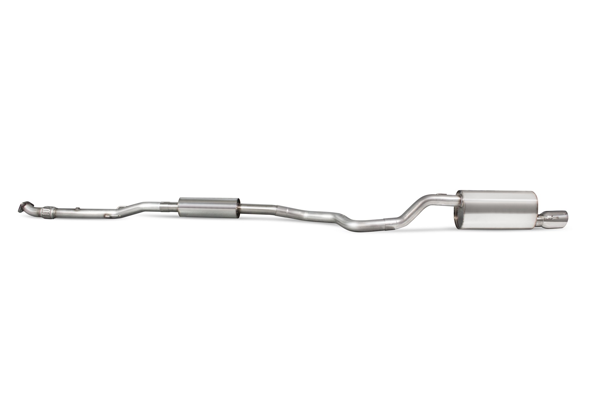 Scorpion Exhausts Vauxhall Corsa E 1.0 Turbo Non GPF Model Only 2014 2019 Resonated cat-back system – Daytona Tips