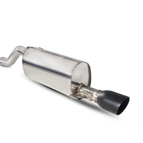 Scorpion Exhausts Vauxhall Corsa D 1.4 Turbo Black Edition 2012 2015 Rear silencer – Daytona Ceramic Tips