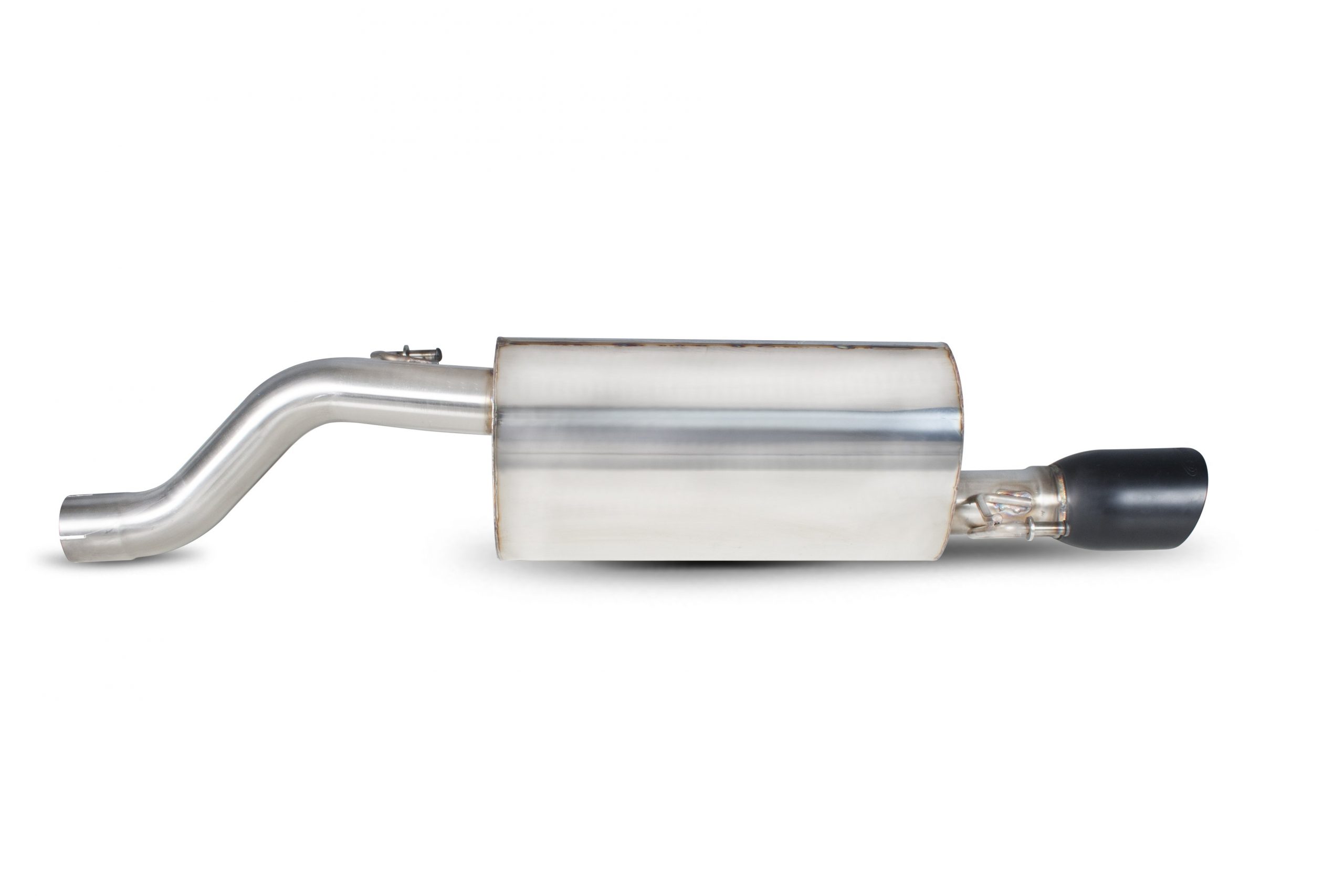 Scorpion Exhausts Vauxhall Corsa D 1.4 Turbo Black Edition 2012 2015 Rear silencer – Daytona Ceramic Tips