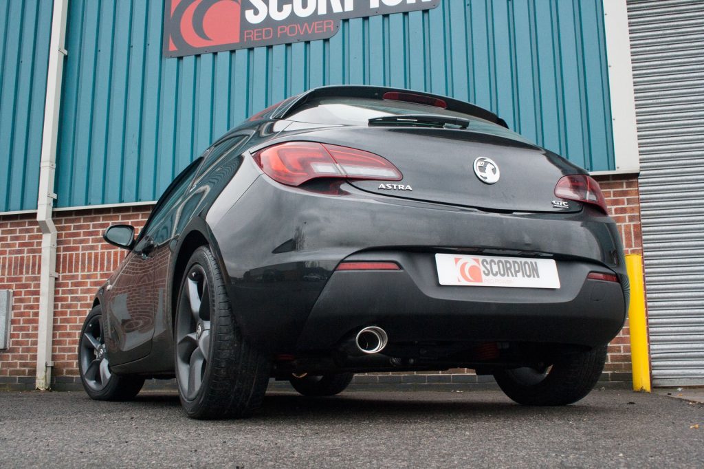 Scorpion Exhausts Vauxhall Astra GTC 1.4 Turbo  2009 2015 Non-resonated cat-back system – EVO Tips