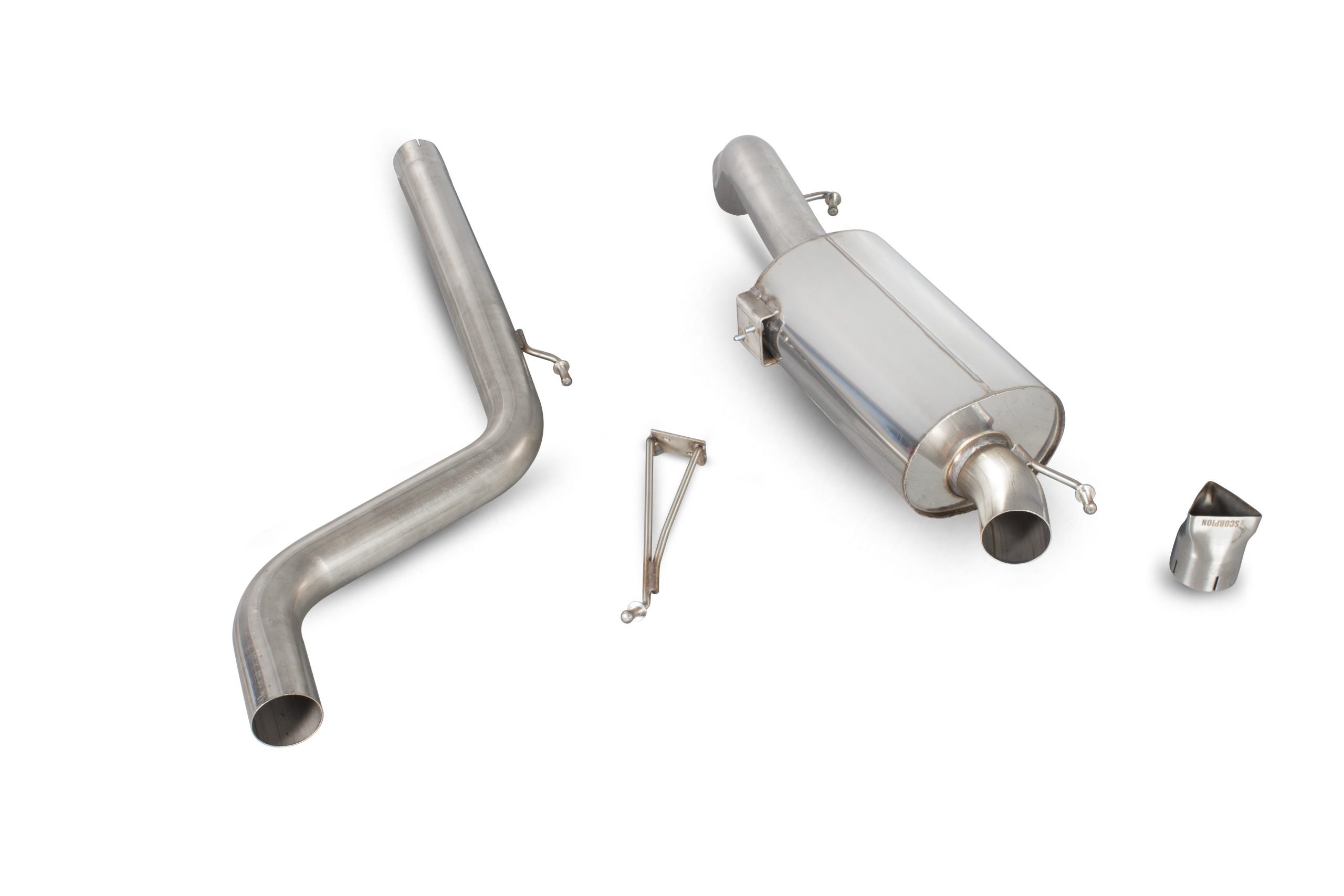 Scorpion Exhausts Vauxhall Corsa D VXR Non-resonated cat-back system – VXR Trim