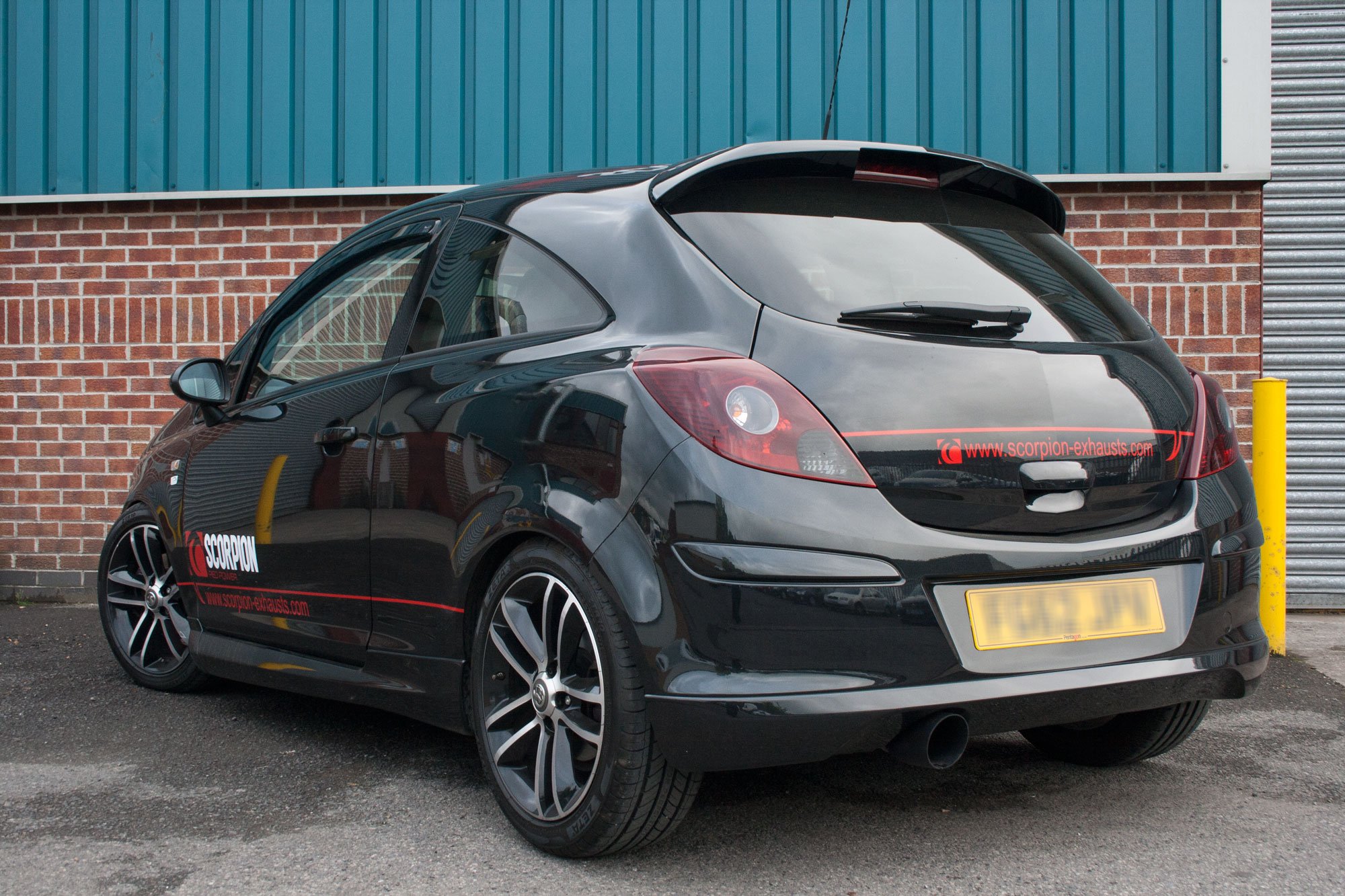 Scorpion Exhausts Vauxhall Corsa D 1.4 Turbo Black Edition 2012 2015 Non-resonated cat-back system – Daytona Ceramic Tips