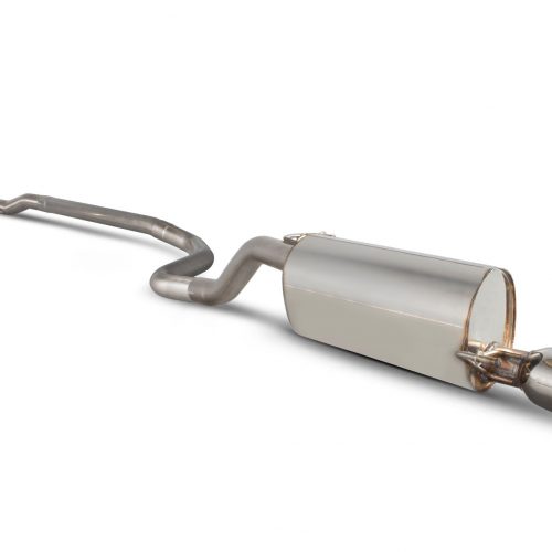 Scorpion Exhausts Vauxhall Corsa D 1.0/1.2/1.4 2006 2014 Non-resonated cat-back system – Daytona Tips