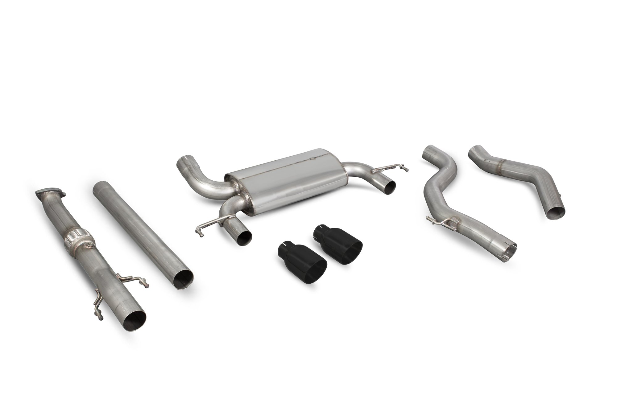 Scorpion Exhausts Vauxhall Corsa E VXR 2015 2018 Non-resonated cat-back system – Daytona (twin) Tipe
