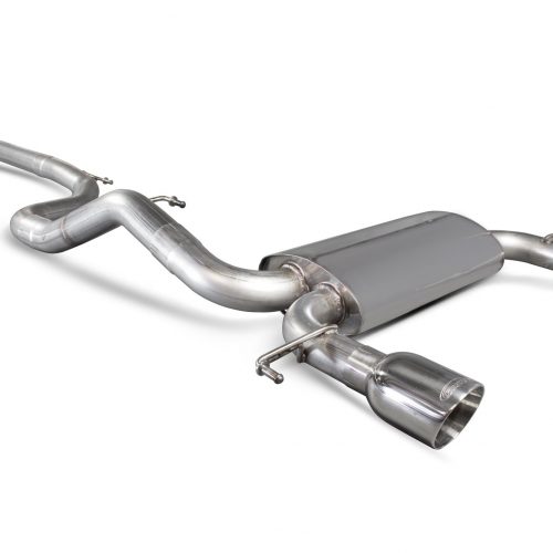 Scorpion Exhausts Vauxhall Corsa E VXR 2015 2018 Non-resonated cat-back system – Daytona (twin) Tips