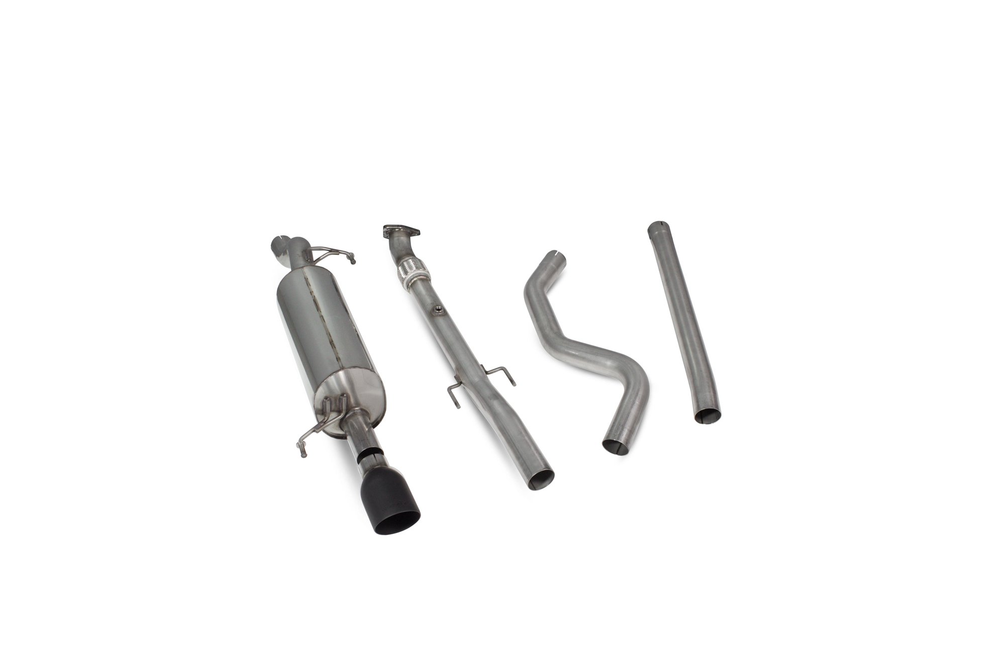 Scorpion Exhausts Vauxhall Corsa E 1.4 Turbo Non GPF Model Only 2014 2019 Non-resonated cat-back – Daytona Ceramic Tips