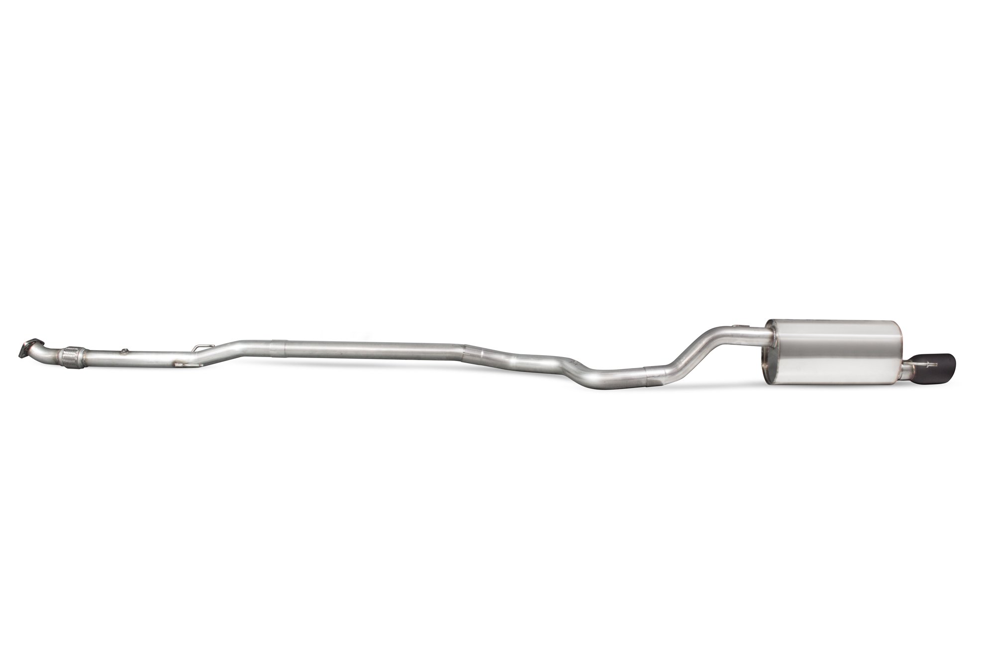Scorpion Exhausts Vauxhall Corsa E 1.4 Turbo Non GPF Model Only 2014 2019 Non-resonated cat-back – Daytona Ceramic Tips