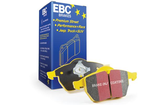 EBC Yellowstuff 4000 Series Street And Track Brake Pad Set To Fit Front – Renault Clio MK3 197/200 2010