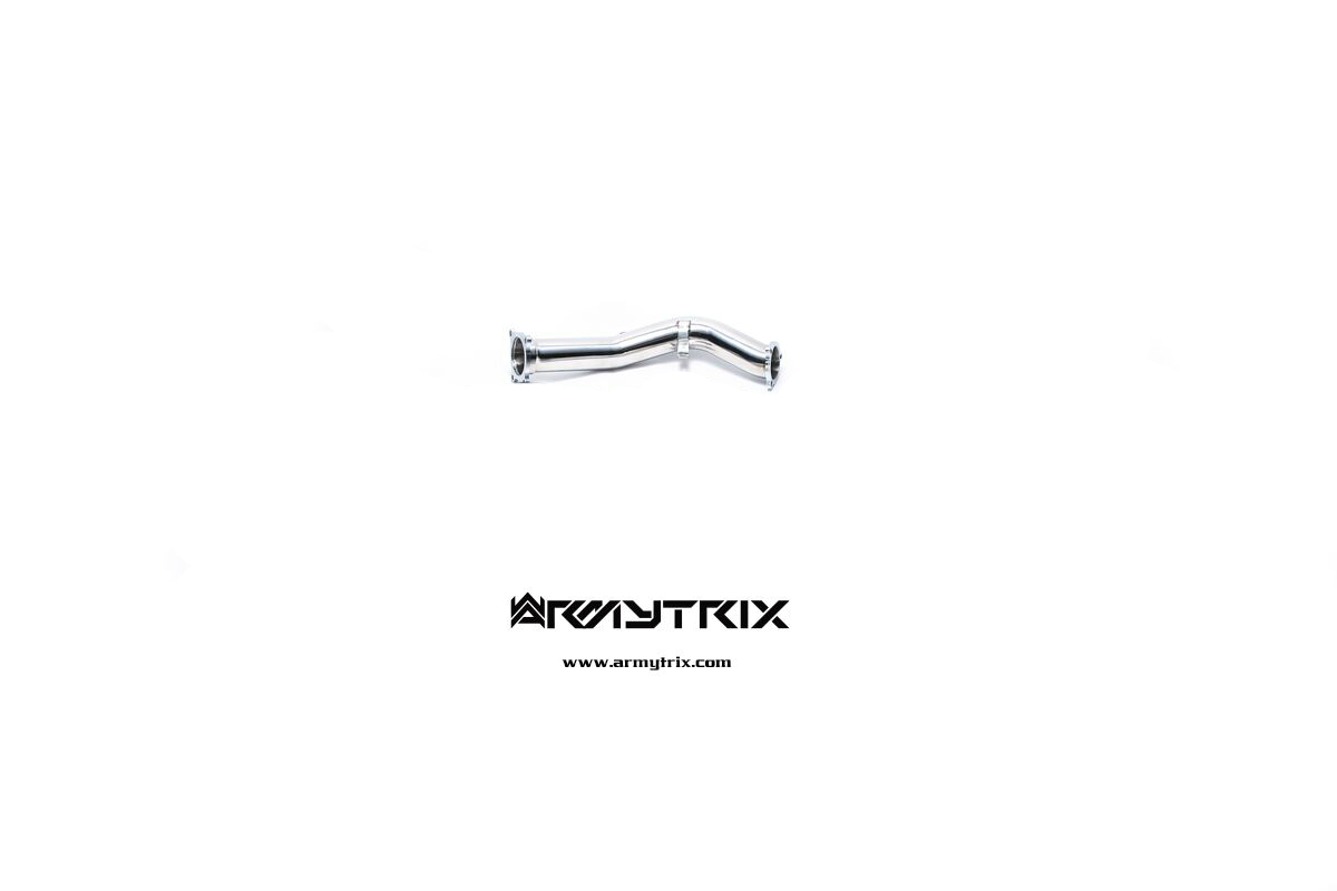 Armytrix – Stainless Steel Ceramic Coated High-flow performance decatted downpipe with cat simulator – Ver 2 for PORSCHE MACAN 95B 20L