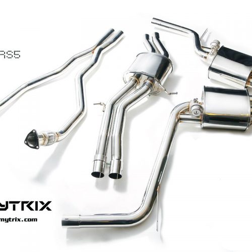 Armytrix – Front Y pipe + Mid pipe with resonator + Valvetronic mufflers (L and R) for AUDI RS5 B8 42 FSI COUPE