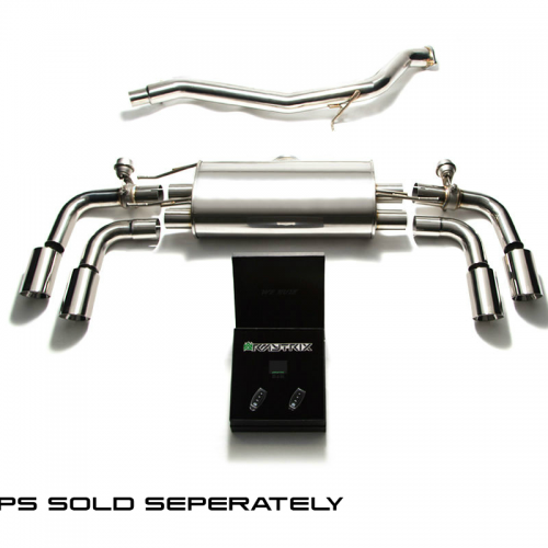 Armytrix – Stainless Steel Mid pipe + Valvetronic mufflers + Wireless remote control kits for AUDI TTS 8J 20 TFSI COUPE