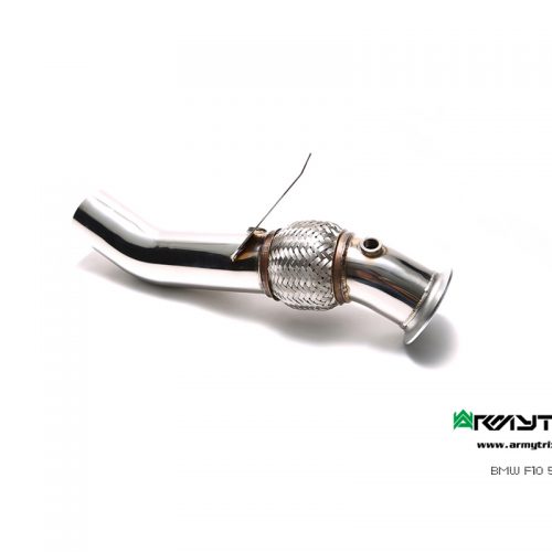 Armytrix – Stainless Steel High-flow performance decatted downpipe with cat simulator – Ver 2 for BMW 5 SERIES F10 535I