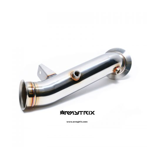 Armytrix – Stainless Steel High-flow performance decatted downpipe with cat simulator – Ver 2 for BMW 4 SERIES F36 435I