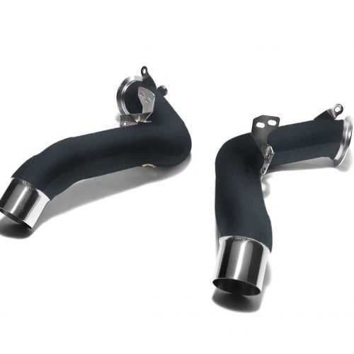 Armytrix – Stainless Steel Ceramic Coated High-flow performance decatted downpipe with cat simulator (L+R) for BMW 5 SERIES F10 M5